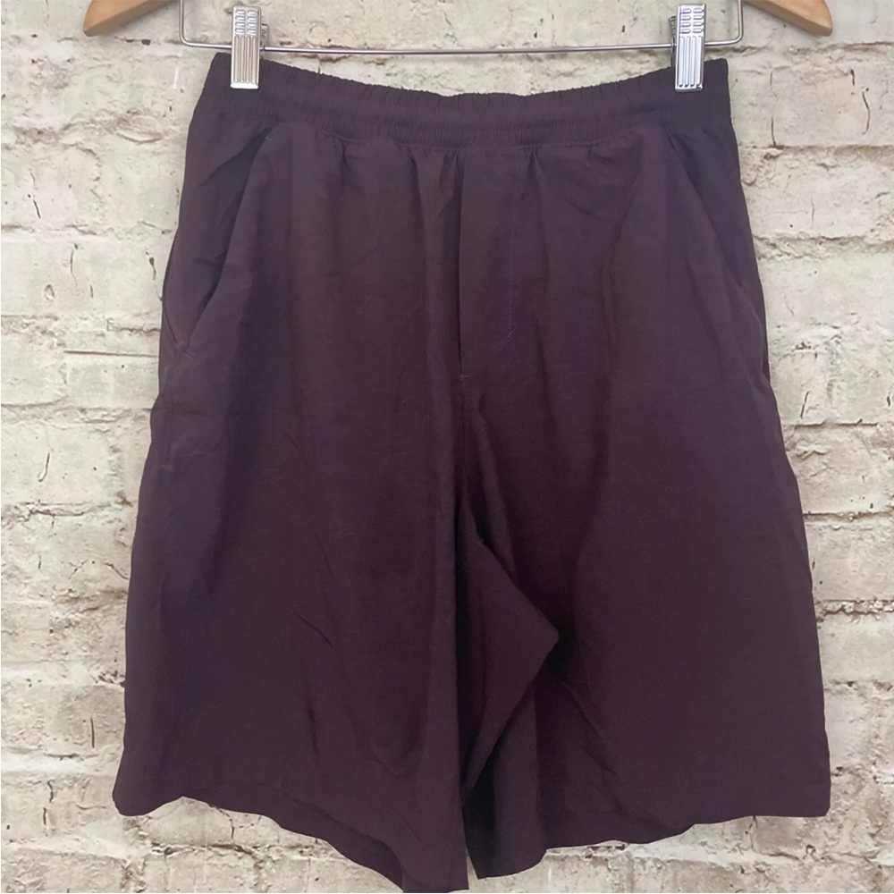 Lululemon Pace Breaker Short *Linerless 9" Heathered Texture Printed Dark Adobe